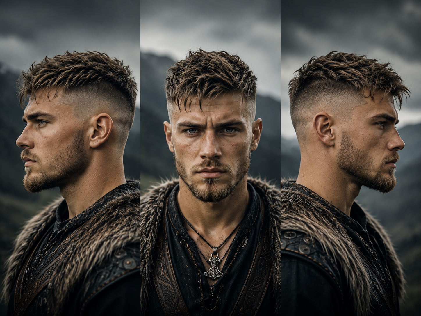 Modern Viking mit Fade