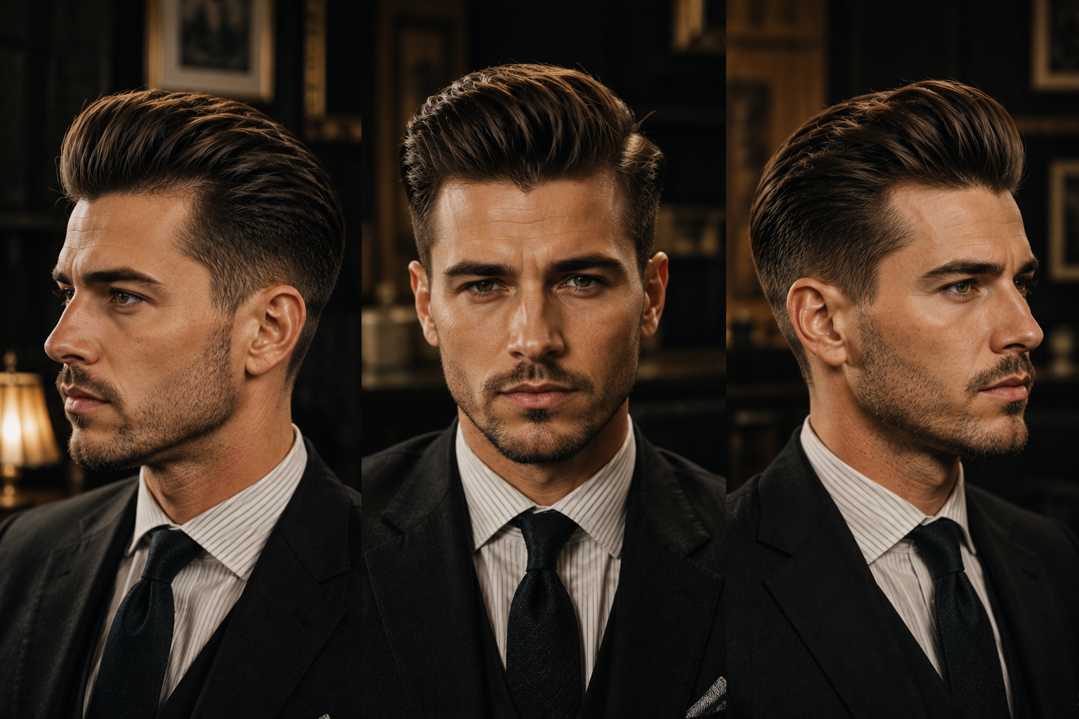 Männer Frisur mit Bart: 10 perfekte Kombinationen für jeden Typ 5 Pompadour mit Stoppelbart