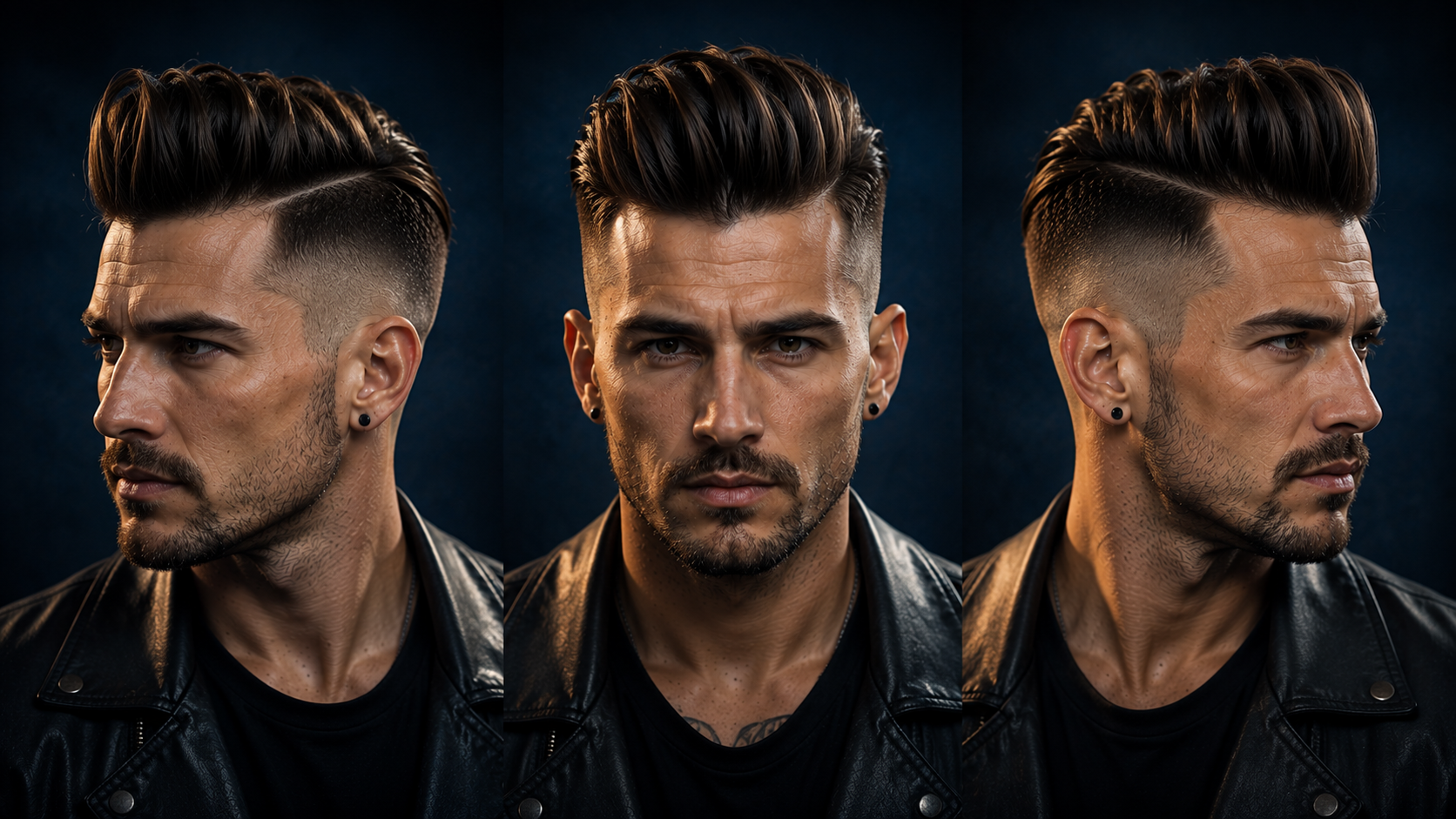 Sidecut Männer: 10 coole Varianten für einen markanten Look 7 Sidecut Pompadour
