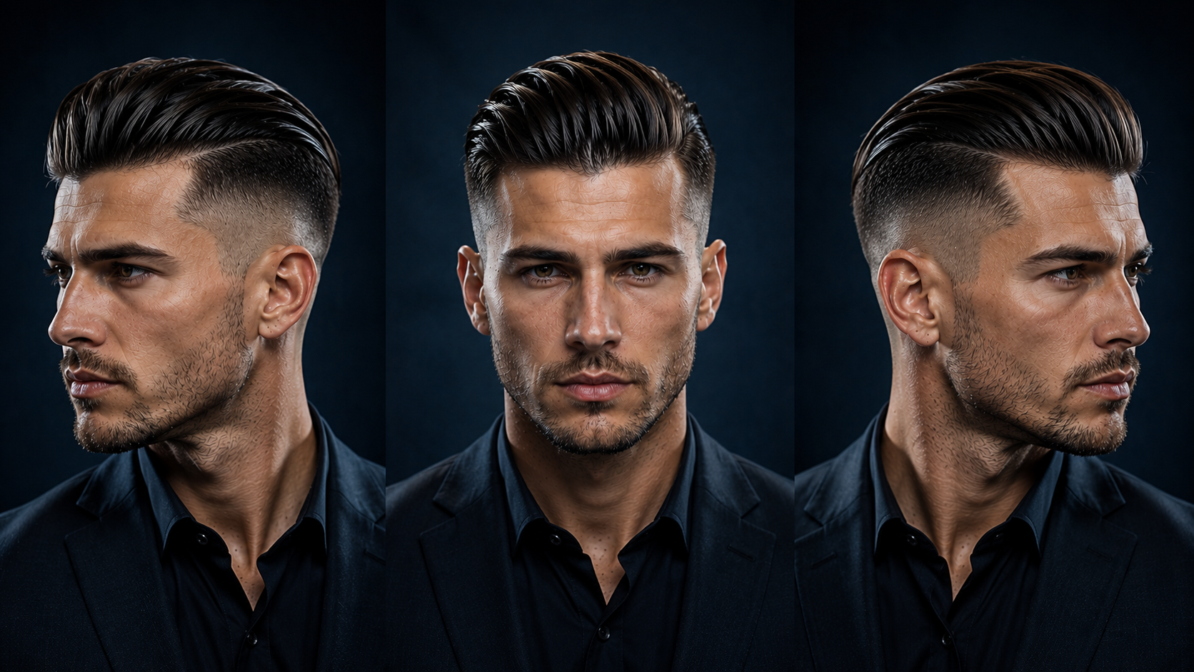Sidecut Männer: 10 coole Varianten für einen markanten Look 5 Sidecut Slick Back