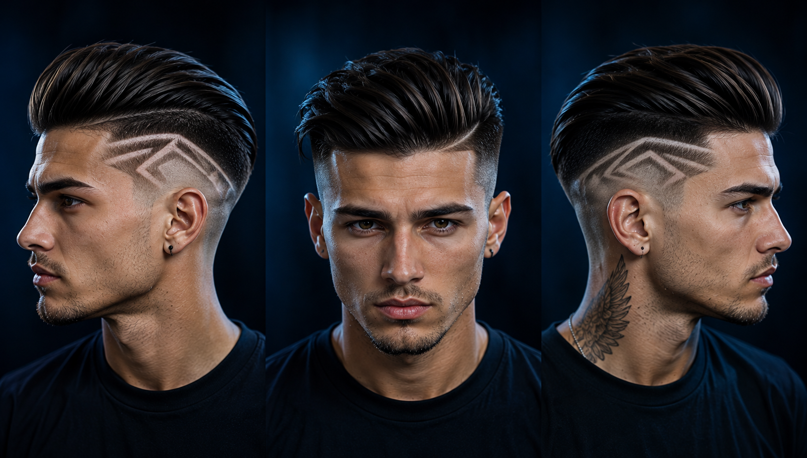 Sidecut Männer: 10 coole Varianten für einen markanten Look 4 Sidecut mit Design
