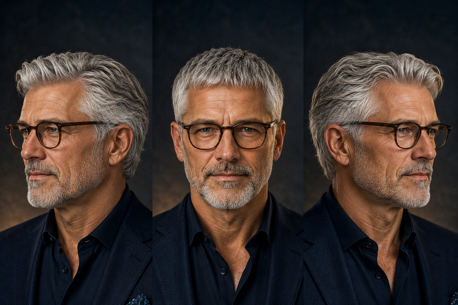 Frisuren Männer ab 50 mit Brille: 10 souveräne Schnitte 3 Silver Fox
