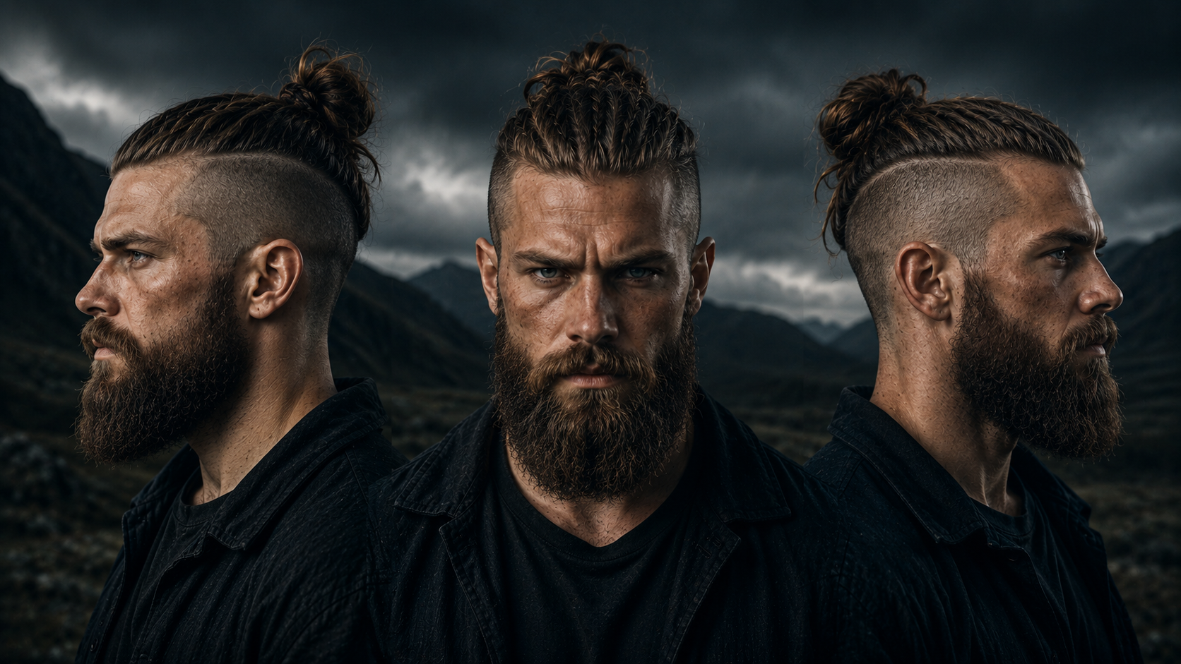 Wikinger Man Bun