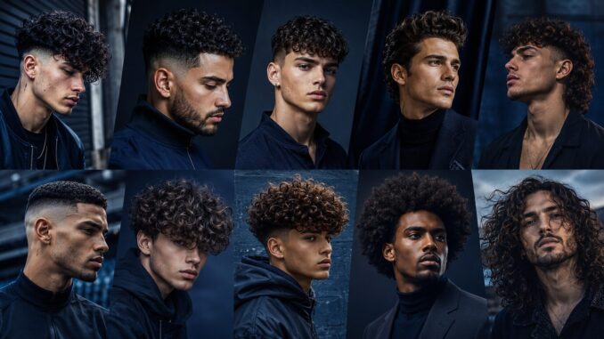 locken frisuren männer
