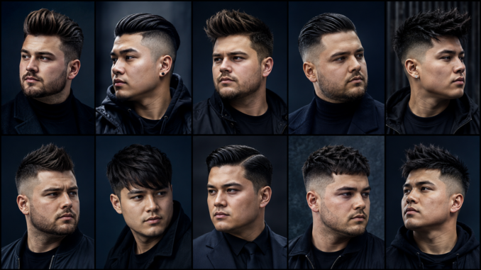 männer frisuren rundes gesicht