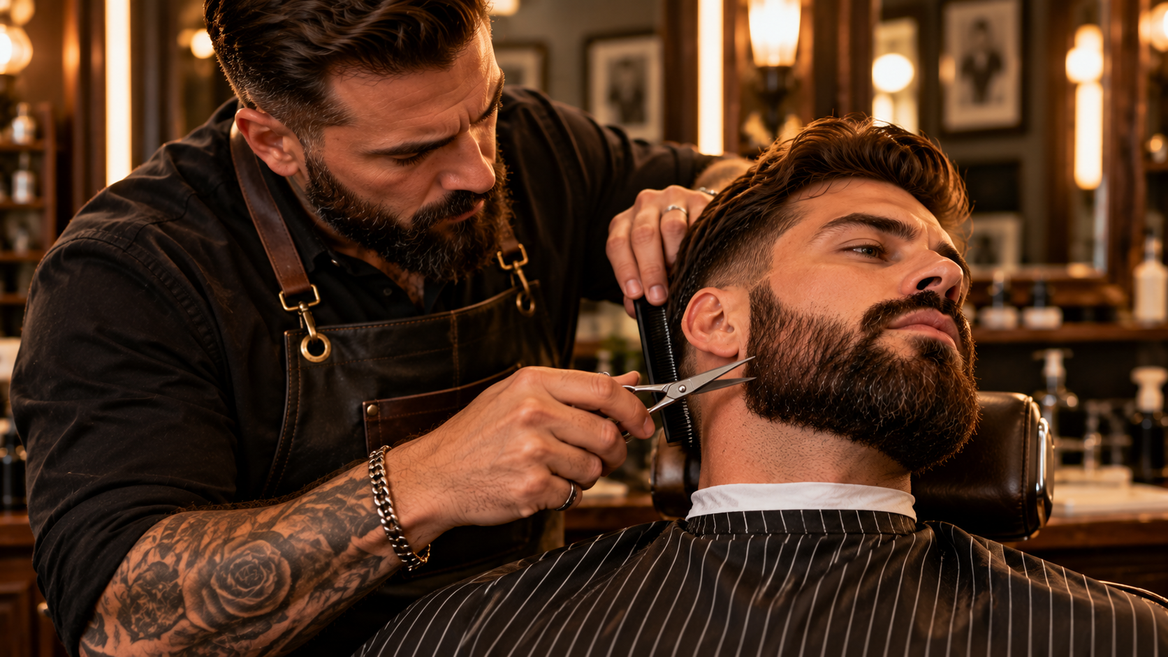 Bart formen: 10 Techniken für einen perfekt geformten Bart 10 10. Alle vier bis sechs Wochen zum Barbier
