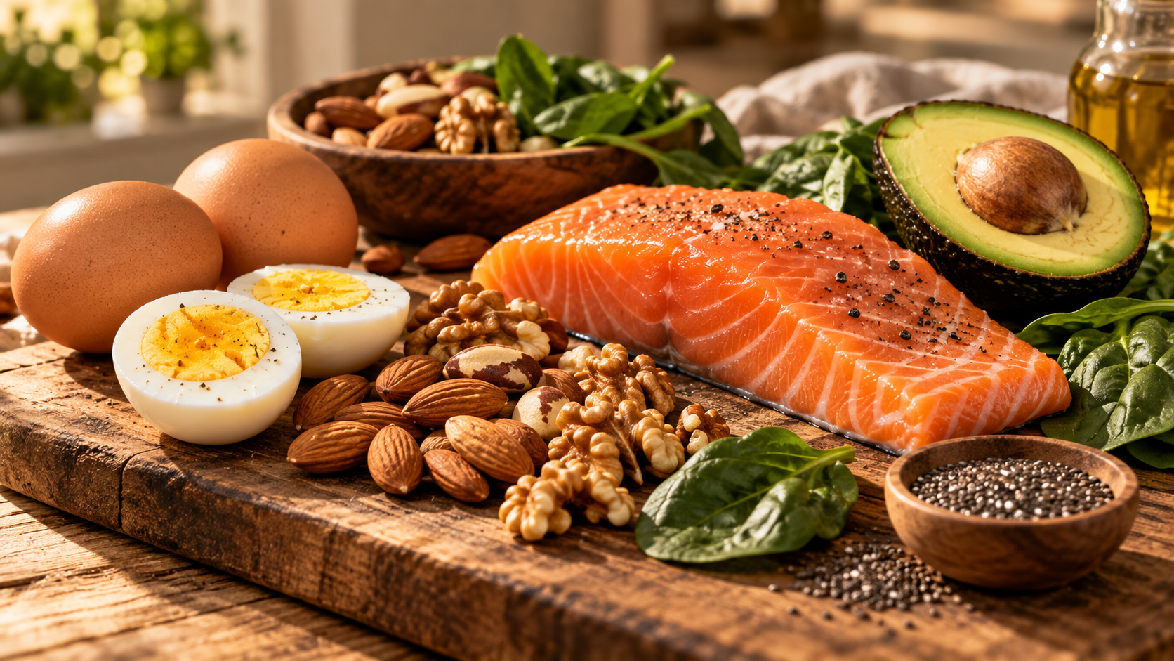 3. Ausreichend Protein und Biotin über die Ernährung aufnehmen