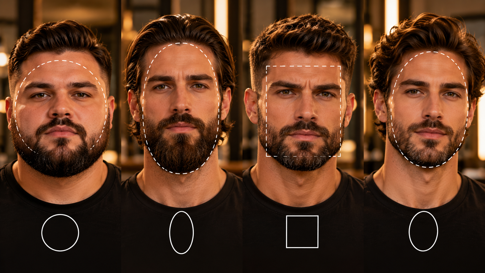 Bart formen: 10 Techniken für einen perfekt geformten Bart 6 6. Die Form auf die Gesichtsform anpassen