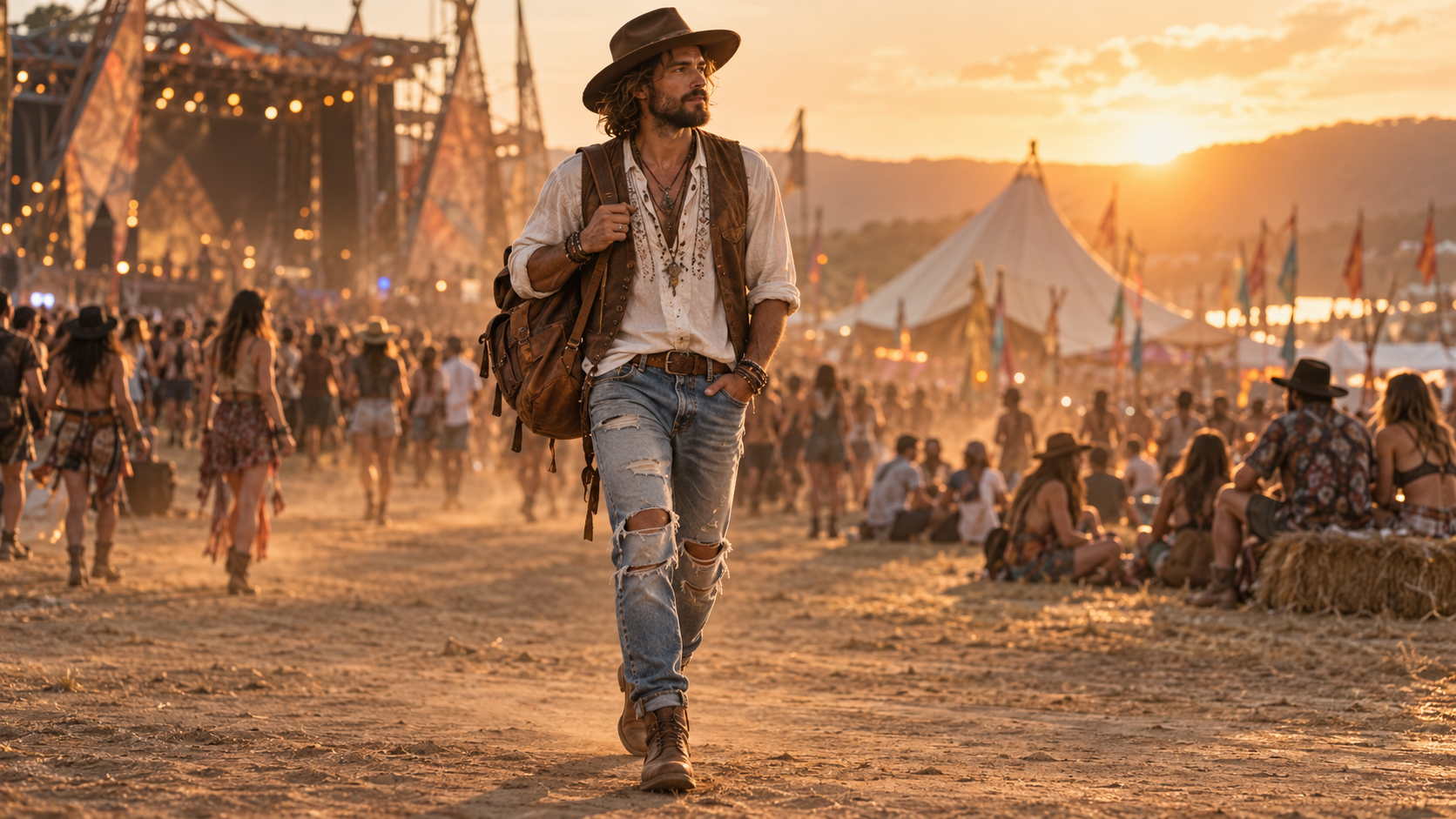 1. Der klassische Boho-Look