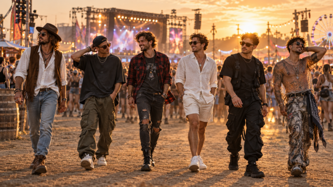 festival outfit männer